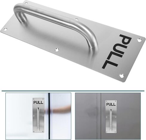 Stainless Steel Door Pull Handle for Fire Exit and Cabinet Doors Commercial Bathroom Replacement Handle Elegant Pull Versatile Design for Various Door Types in Saudi Arabia