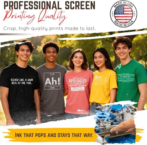 Outstanding Funny T Shirt | Cool Mens Sarcastic T Shirts for Casual Wear | Trendy Mens Novelty Shirt with Humor in Saudi Arabia
