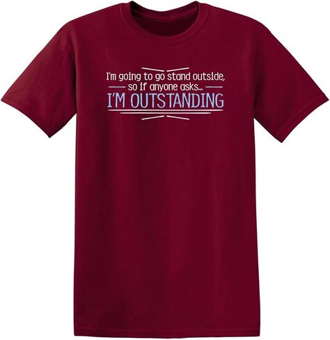 Outstanding Funny T Shirt | Cool Mens Sarcastic T Shirts for Casual Wear | Trendy Mens Novelty Shirt with Humor in Saudi Arabia