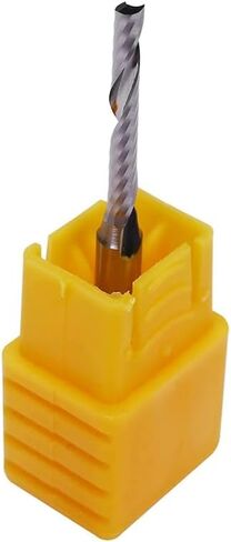 10pcs 3.175mm Shank Tungsten Carbide End Mill 2mm Cutting Diamter 15mm Length Single Flute Milling Cutter O CNC Router Bit in Saudi Arabia