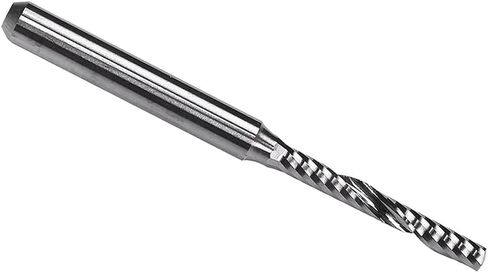10pcs 3.175mm Shank Tungsten Carbide End Mill 2mm Cutting Diamter 15mm Length Single Flute Milling Cutter O CNC Router Bit in Saudi Arabia