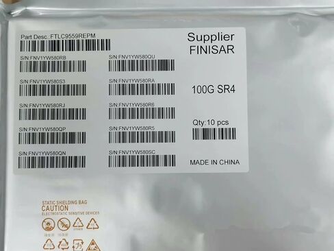1 قطعة QSFP 100G جهاز الإرسال والاستقبال FTLC9551REPM 100GBASE-SR4 850NM MPO 100M OM4 MMF FTLC9551REPM-E5 019078051 MPO 100GB الألياف البصرية in Saudi Arabia