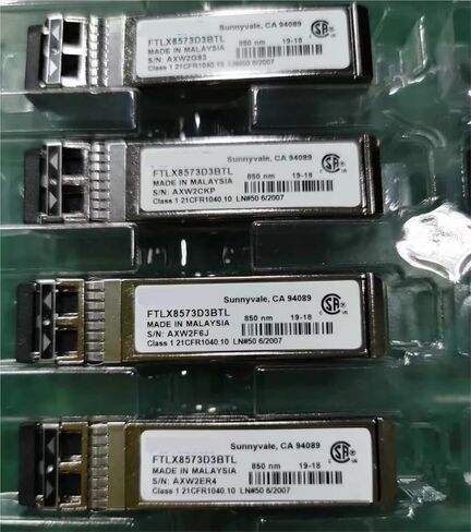 1 قطعة 10 جيجابايت SFP FTLX8573D3BTL SFP + 10G 850NM 300M المتعدد وحدة إرسال واستقبال الألياف المزدوجة/وحدة الألياف البصرية in Saudi Arabia