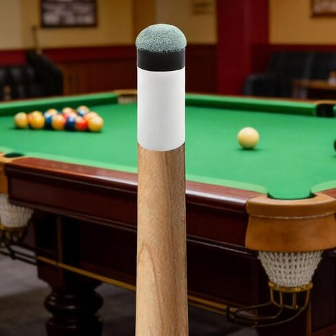 Pool Cue Tips Replacement Kit, 12 Set Screw On Billiard Pool Cue Stick Tips, White and Blue Slip on Billiard Sticks Tip, No Need Glue or Clamp, Billiards Table Accessories, 12mm/13mm-6pcs Each in Kuwait