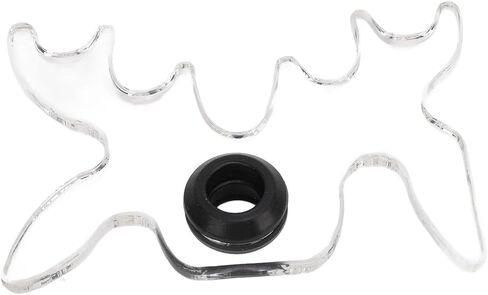 SUNGOOYUE Clear Acrylic Billiard Bridge Head, Adjustable Slip On Pool Cue Attachment for Home Clubs Tournament Practice Accessories in Saudi Arabia