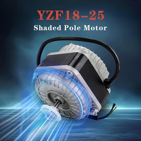 YZF18-25 محرك تيار متردد 120 فولت 18/70 وات 1550 دورة في الدقيقة، استبدال محرك مروحة تبريد المبرد المكثف، محرك لمكونات مكثف الثلاجة in Kuwait