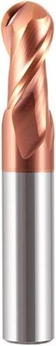 XCAN 2 Flute Ball Nose End Mill R0.5-R8.0 Carbide Milling Cutter TiCN Coated Radius Router Bit in Saudi Arabia