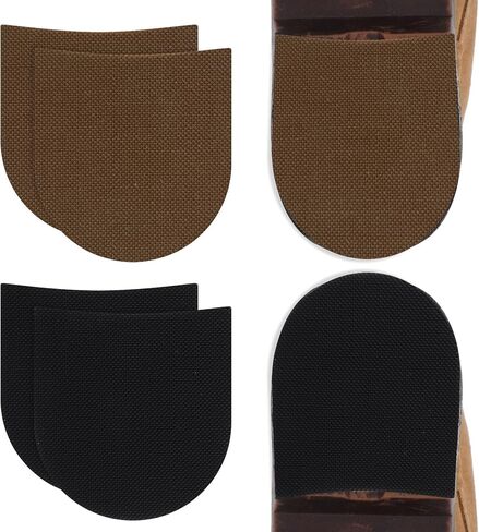 2Pairs Shoe Repair Rubber Heels, Rubber Shoe Heel Replacement, Non-Slip Boot Heel Repair Kit for Boots and Dress Shoes in Saudi Arabia