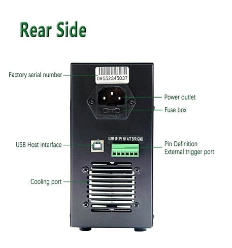 ET5407A+ Programmable DC Electronic Load - 200W 30A 180V Battery & Power Supply Tester with CC/CV/CR/CP Mode, LCD Display, USB Support, EV, Lab Testing in Saudi Arabia