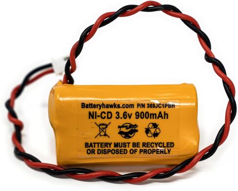 10010037 B2-0031 AA900MAH LEDR-1 6200RP CUSTOM-318 OSA230 253799 3.6v 900mAh Ni-Cd Exit Sign Emergency Light Battery in Saudi Arabia