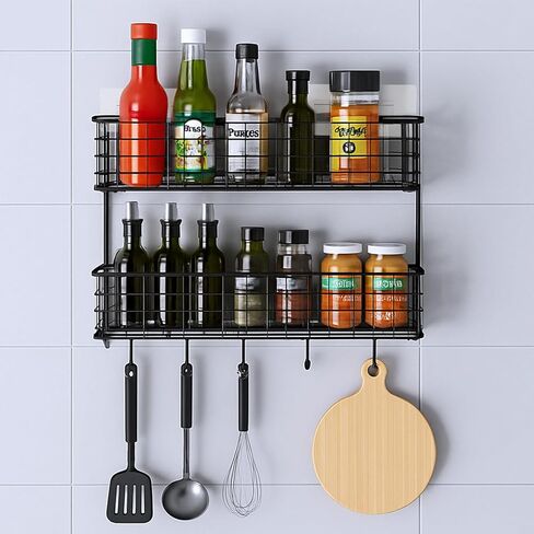 CIATBYYJ 8Pcs Shower Caddy Adhesive Hooks, Clear Strong Shower Adhesive Strips, No Drilling Waterproof Wall Hooks for Corner Showers Caddy, Bathroom Storage Shelves and Kitchen Racks 6×14 CM in Saudi Arabia