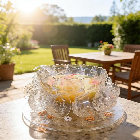 24 PCS 1.7Inch Clear Plastic Punch Bowl Cup S Hooks in Saudi Arabia