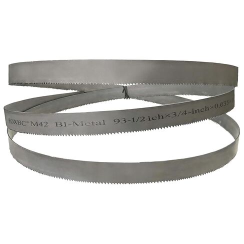 FOXBC 93-1/2" X 3/4" X 10/14 TPI Metal Cutting Bi-Metal M42 Band Saw Blades in Saudi Arabia