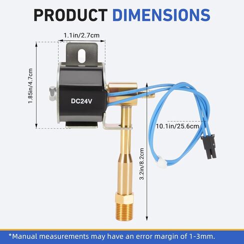 صمام الملف اللولبي DC، مناسب لمرطب هانيويل HE150/HE250/ HE300 Adv True Ease - Repace 50041883001، 24 VDC in Kuwait