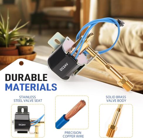 صمام الملف اللولبي DC، مناسب لمرطب هانيويل HE150/HE250/ HE300 Adv True Ease - Repace 50041883001، 24 VDC in Kuwait