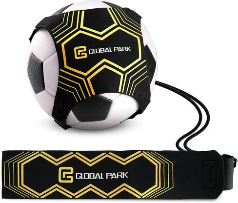 Global Park Soccer Trainer Adjustable Waist Belt - Football Training Equipment Aid for Ball Control, Passing & Shooting, Kick Throw Trainer Solo Practice Volleyball, Rugby for Kids Adults at Home in Saudi Arabia
