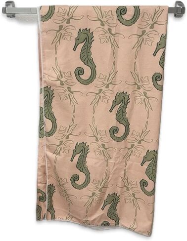 Microfiber Beach Towel with Hidden Pocket, 35 x 71 inches, Sand-Free Quick Dry Towel, Limited (Palm Breeze) in Saudi Arabia