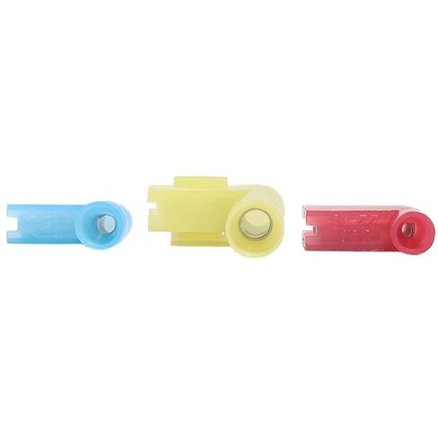 Right Angle Spade Connectors 22-18/16-14/12-10AWG Nylon Insulated Quick Disconnect Flag Red/Yellow/Blue 90 Degree Wire Terminal Electrical Set in Saudi Arabia