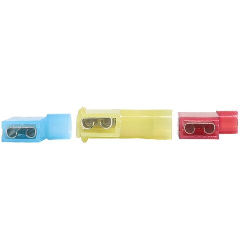 Right Angle Spade Connectors 22-18/16-14/12-10AWG Nylon Insulated Quick Disconnect Flag Red/Yellow/Blue 90 Degree Wire Terminal Electrical Set in Saudi Arabia