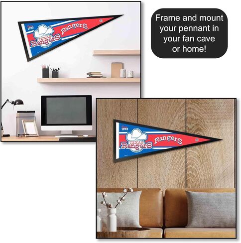 Rangers Retro Vintage Throwback Full Size Pennant Flag in Saudi Arabia