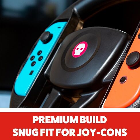 Numskull Nintendo Switch Joy-Con Steering Wheel Table Attachment, Switch Racing Wheel Accessory,Black in Saudi Arabia