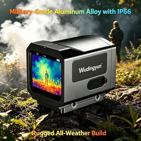 Thermal Imager Night Vision Scope, Built-in 256 * 192 Resolution Infrared Scope with Crosshair for Hunting, 1.6'' 360 * 320 TISR Touch Screen for Handguns in Saudi Arabia