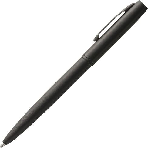 قلم فيشر سبيس من سبائك النحاس بغطاء O-Matic، قلم حبر جاف مضغوط، يكتب رأسًا على عقب وفي درجات الحرارة القصوى، حبر أسود، نقطة متوسطة، مشبك جيب، صنع في الولايات المتحدة الأمريكية in Kuwait