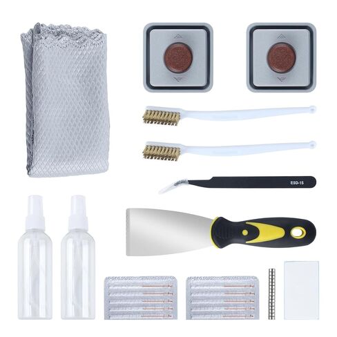 FYSETC Nozzle and Build Plate Cleaner Tool : Upgrade Accessories Print Bed Cleaning Kit Hold Microfiber Towel to Clean Cool Steel Platform with Ease for All 3D Printer FDM Printing Project in Saudi Arabia