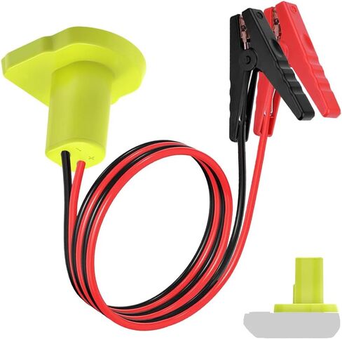 محول كابلات القفز متوافق مع بطارية Ryobi 18 فولت، بطارية محمولة 8AWG 2FT، كابلات معززة للسيارات، طاقة لبدء تشغيل السيارة باستخدام الأداة in Kuwait