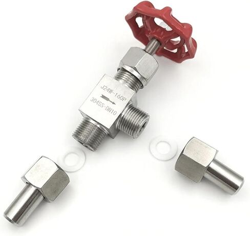 صمام كروي من الفولاذ المقاوم للصدأ J24W-160P صمام إبرة زاوية ملحومة (DN10 OD14mm) in Kuwait