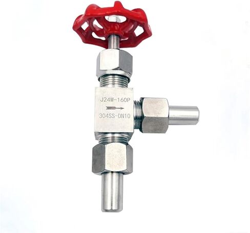 صمام كروي من الفولاذ المقاوم للصدأ J24W-160P صمام إبرة زاوية ملحومة (DN10 OD14mm) in Kuwait