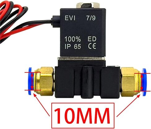 AC220V Normally Closed 1/4 Inch Silent Bidirectional NormallyClosed Pneumatic Solenoid Valve 1Pcs(10MM) in Saudi Arabia