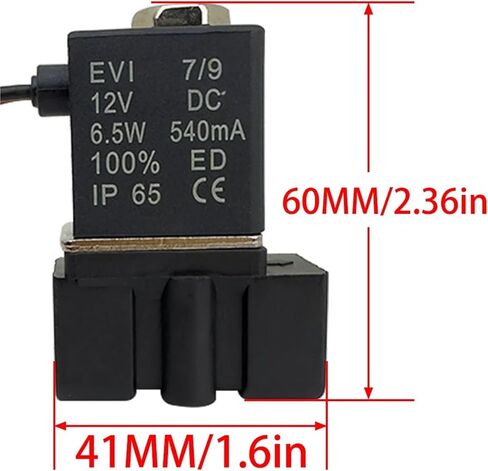 AC220V Normally Closed 1/4 Inch Silent Bidirectional NormallyClosed Pneumatic Solenoid Valve 1Pcs(10MM) in Saudi Arabia