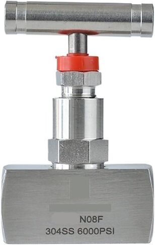 الفولاذ المقاوم للصدأ 304 اغلاق إبرة غلوب صمام J13-320P 1/4 "3/8" 1/2 "BSP NPT أنثى (1/2"، BSP) in Kuwait