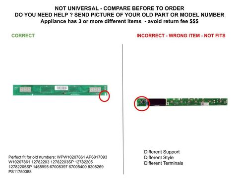 GLOB PRO SOLUTIONS WPW10207861 CKD4149 Electronic Control Board in Saudi Arabia