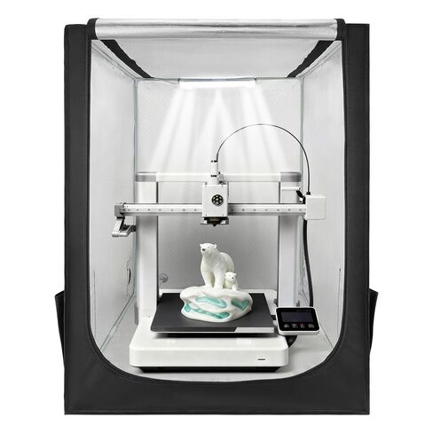 VEVOR 3D Printer Enclosure, Dustproof Waterproof Large Oxford Cloth 3D Printer Tent, Constant Temperature Protective Case with LED Lighting, Compatible with Creality/ELEGOO/Anycubic Popular Models in Saudi Arabia