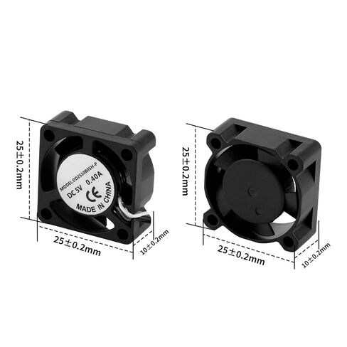 A1 Mini Hotend 2510 axial Cooling Fan Kit - 18000rpm 5V 0.4A Compatible with Bambu Lab A1/A1 Mini 3D Printer, Superior Cooling for Ceramic Heater – Prevents Overheating in Saudi Arabia