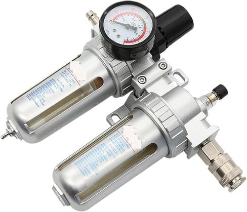 SFC200 1/4 SFC300 SFC400 1/2 Air Compressor Filter Regulator Oil Water Separator Trap Regulator Valve Pneumatic Parts(SFC w PC 4mm) in Saudi Arabia