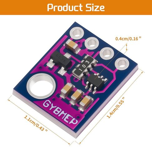 4pcs BME280 5V Sensor Module GY-BME280-5 Atmospheric Pressure Sensor Temperature Humidity Sensor I2C Interface Compatible with Arduino in Saudi Arabia