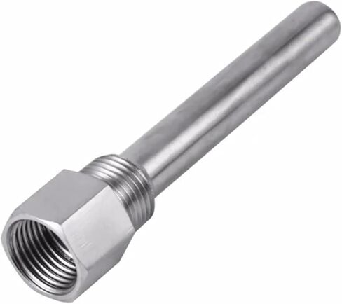 1pcs Temperature Gauge Shell 1/2NPT SS304 Thermowell for PT100 Thermocouple(500mm) in Saudi Arabia