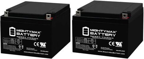 Mighty Max Battery 12V 26AH Replacement Battery for Tzora Titan Scooter - 2 Pack in Saudi Arabia