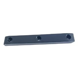 Nylon Escalator Guide Black Lift Spare Parts 160 * 21 * 12mm Hole spacing 66mm in Saudi Arabia
