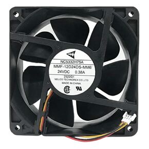 MMF-12D24DS-MM6 24V 0.38A 120MM Fan - NC5332H75A 12CM 12038 3-Wire Inverter Cooling Fan in Kuwait