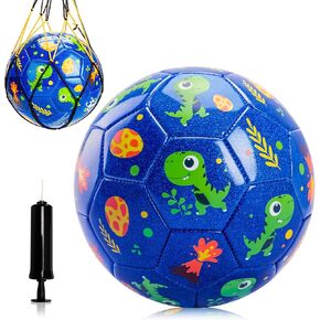 U&C Planet Soccer Ball Size 2 Size 3 Size 4 for Toddler Kids with Pump Deflated, Cartoon Unicorn Dinosaur Soccer Ball Toy for Girls Boys 1-3 2-8 6-12 in Saudi Arabia