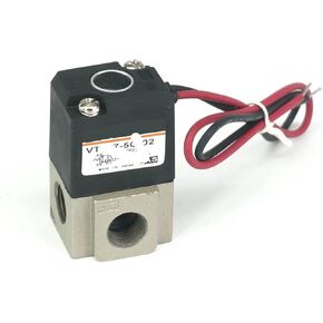 1/4" Port Valve Body Port 3 Port Solenoid Valve Direct Acting Rubber Seal VT307-3G-02 VT307-4G-02 VT307-5G-02 VT307-6G-02(DC12V) in Saudi Arabia