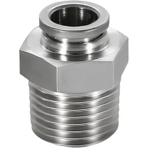 304 الفولاذ المقاوم للصدأ وصلة سريعة PC8-01/02 خيط هوائي PL6-03 1 قطعة (Pc14-04) in Kuwait