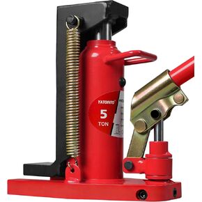 YATOINTO Toe Jack, 2.5-Ton Claw & 5-Ton Saddle, 2-in-1 Hydraulic Bottle Jack for Top and Low-Profile Lifting, with Connectable Handle for Auto Repair, Farm, Home in Kuwait