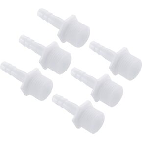 Pack of 6 Plastic Hose Barb Fittings 5/16" Hose Barb to 1/2" g Male Fittings in Kuwait