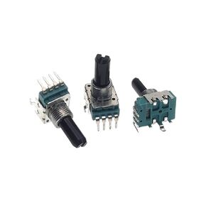 5PCS RK11 Type Single 4-Pin B1K B10K B100K Volume Rotary Potentiometer 1K B102 10K B103 100K B104 D Shaft Length 18MM(10K Ohm) in Saudi Arabia