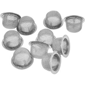 10PCS Cocktail Smoker Screen Filter Bowl - 1.3" Mesh Strainers, Double Stainless Steel Screen Filters for Bourbon Whiskey Smoker- Washable, Reusable & Clog-Resistant in Kuwait